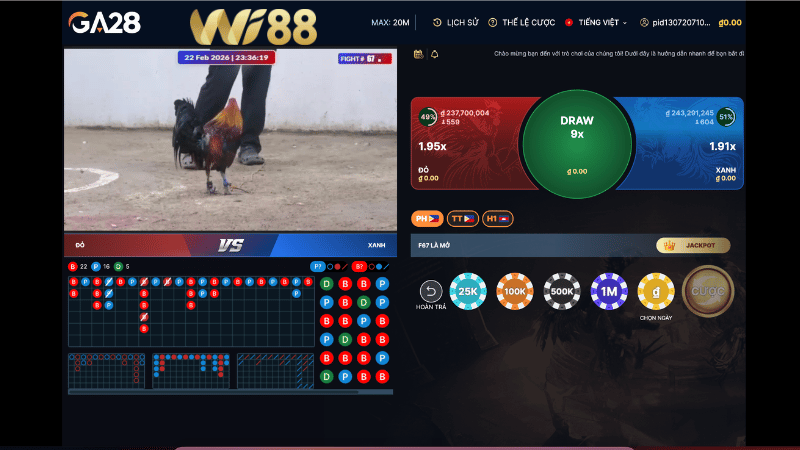 Điểm danh các loại hình chọi kê Wi88 nổi bật nhất hiện nay