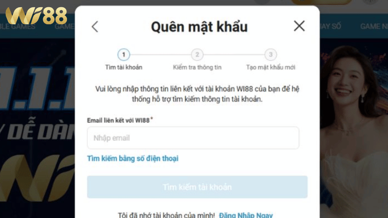 Giải đáp thắc mắc khi đăng nhập WI88