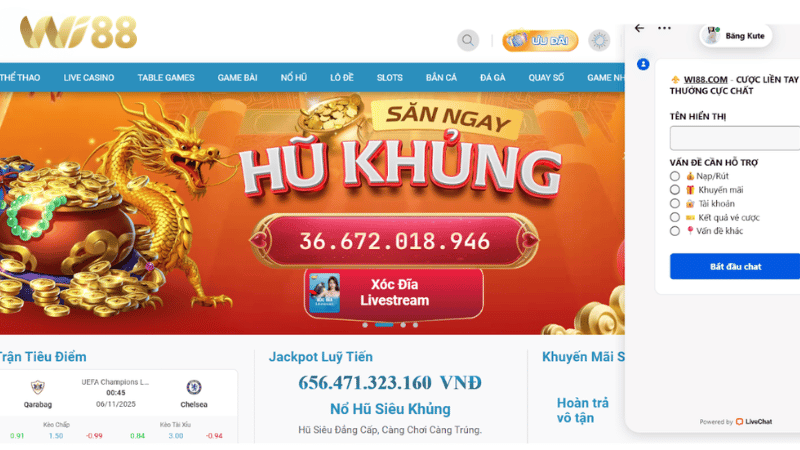 Những trường hợp cần liên hệ nhà cái WI88 để được hỗ trợ