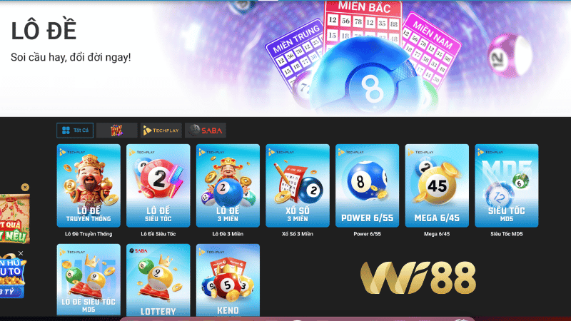 Tìm hiểu về xổ số WI88 hiện nay