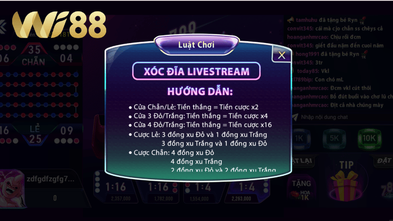 Kinh nghiệm đặt cược xóc đĩa WI88 hiệu quả